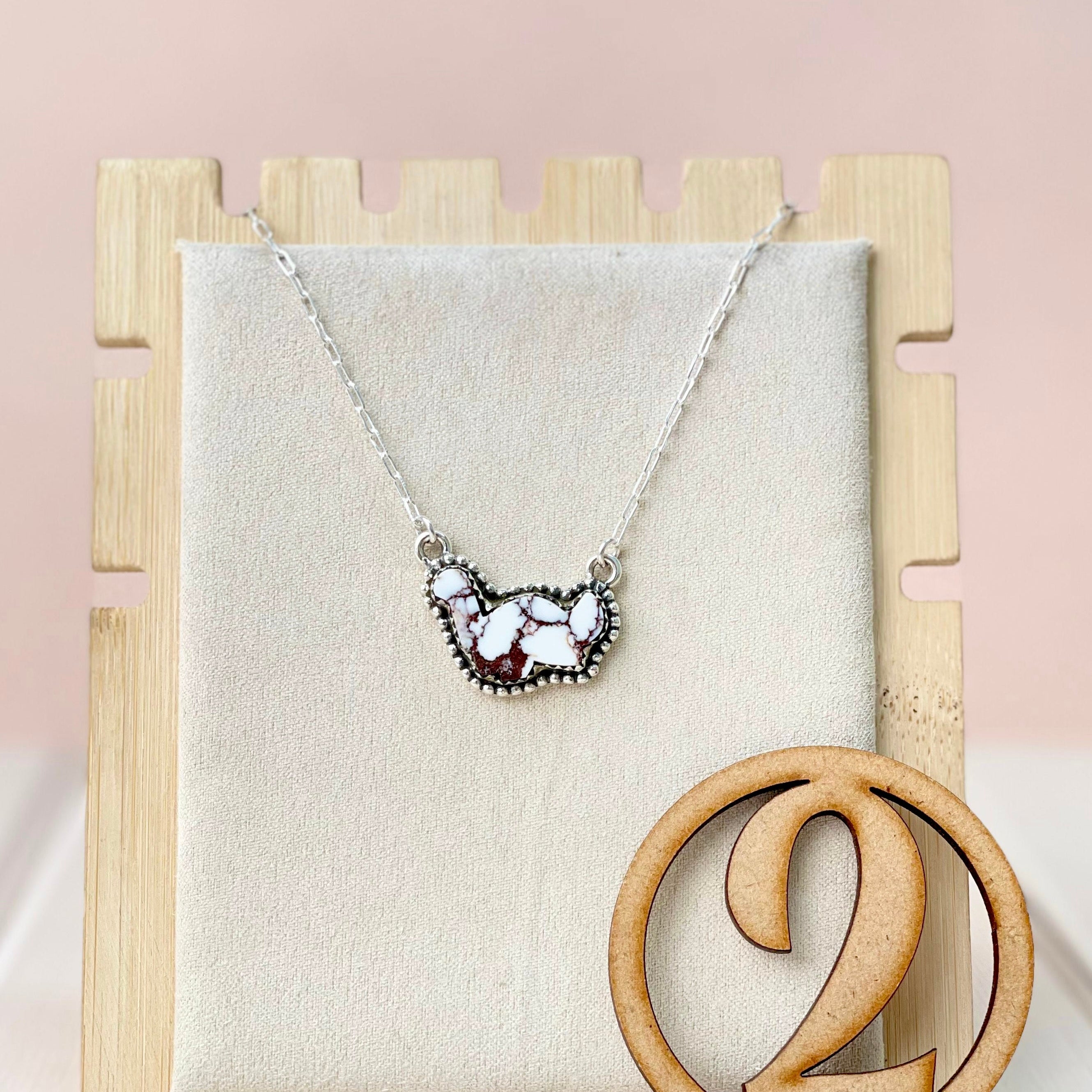 Dainty Dino in the Wild Chain Pendant-Necklaces-Krush Kandy, Women's Online Fashion Boutique Located in Phoenix, Arizona (Scottsdale Area)