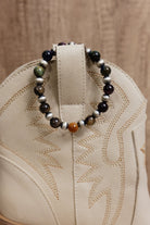Multi Tigers Eye Beaded Stretch Bracelet-Bracelets-Krush Kandy, Women's Online Fashion Boutique Located in Phoenix, Arizona (Scottsdale Area)