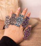 Iris Stone Ring-Band Rings-Krush Kandy, Women's Online Fashion Boutique Located in Phoenix, Arizona (Scottsdale Area)