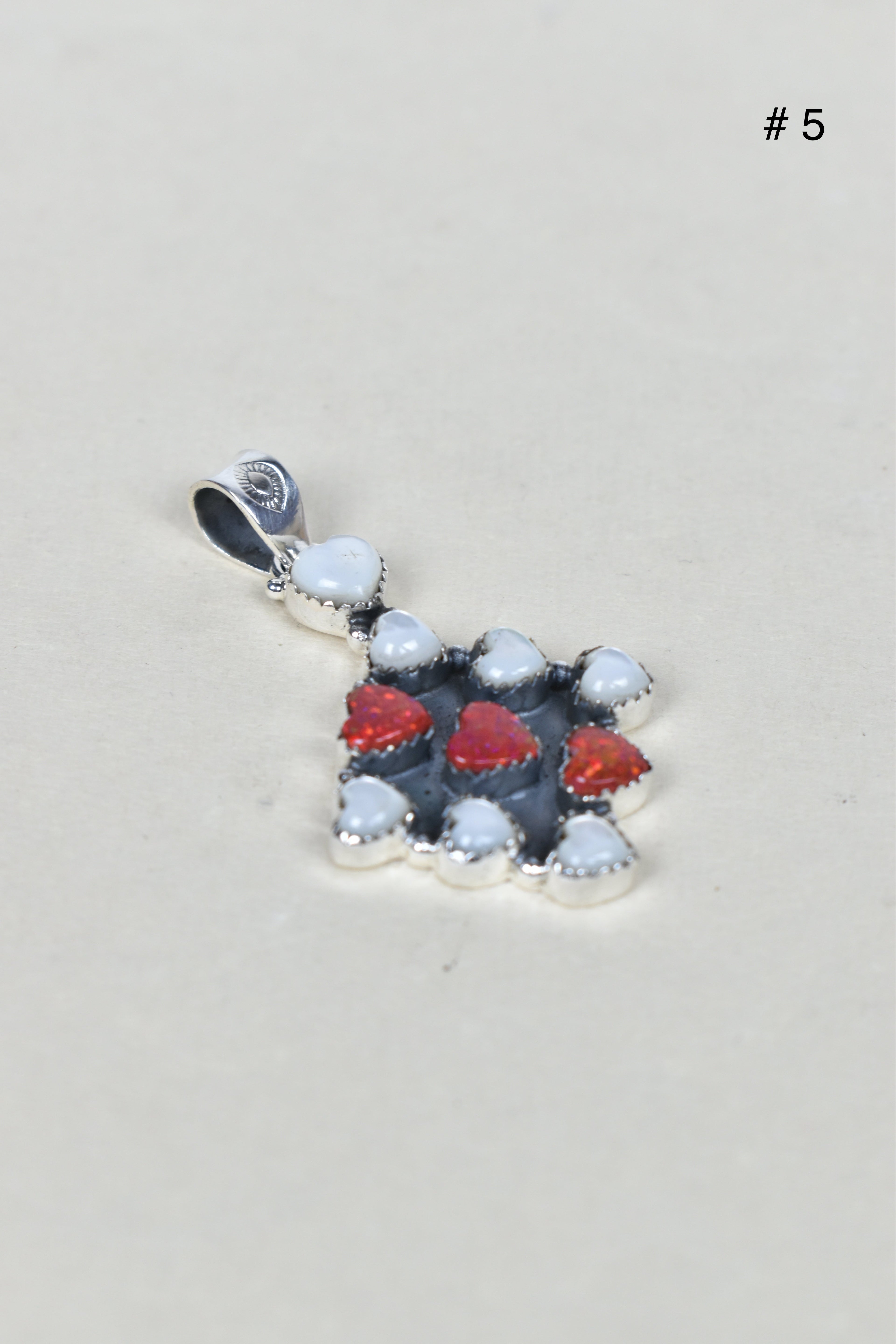 Tenfold Hearts Stone Pendant-Pendant Necklaces-Krush Kandy, Women's Online Fashion Boutique Located in Phoenix, Arizona (Scottsdale Area)