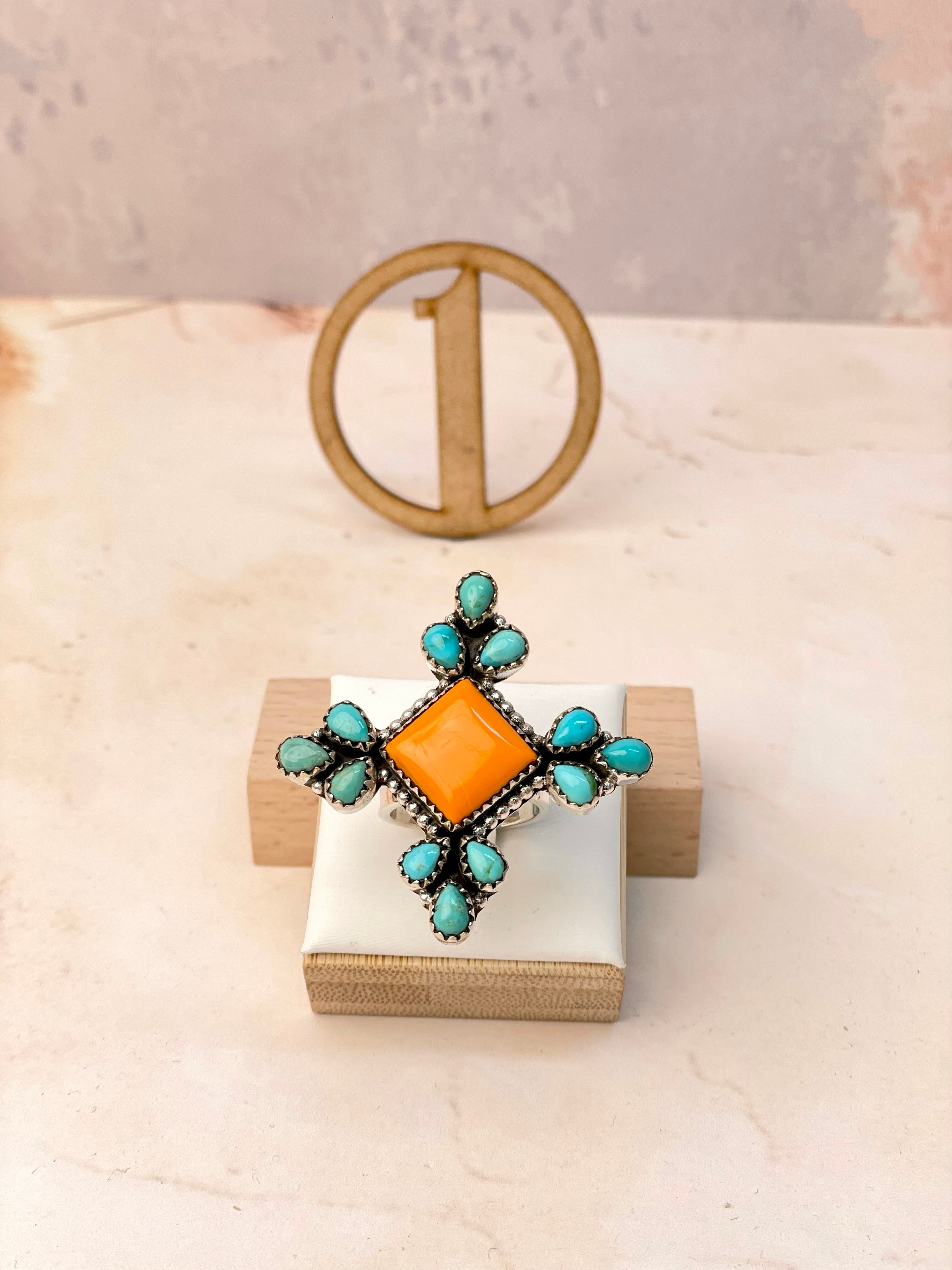 Blooming Bliss Multi Rosarita Ring-Rings-Krush Kandy, Women's Online Fashion Boutique Located in Phoenix, Arizona (Scottsdale Area)
