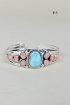 ONE OF A KIND STERLING SILVER STONE CUFFS | PREORDER NOW OPEN-Cuffs-Krush Kandy, Women's Online Fashion Boutique Located in Phoenix, Arizona (Scottsdale Area)