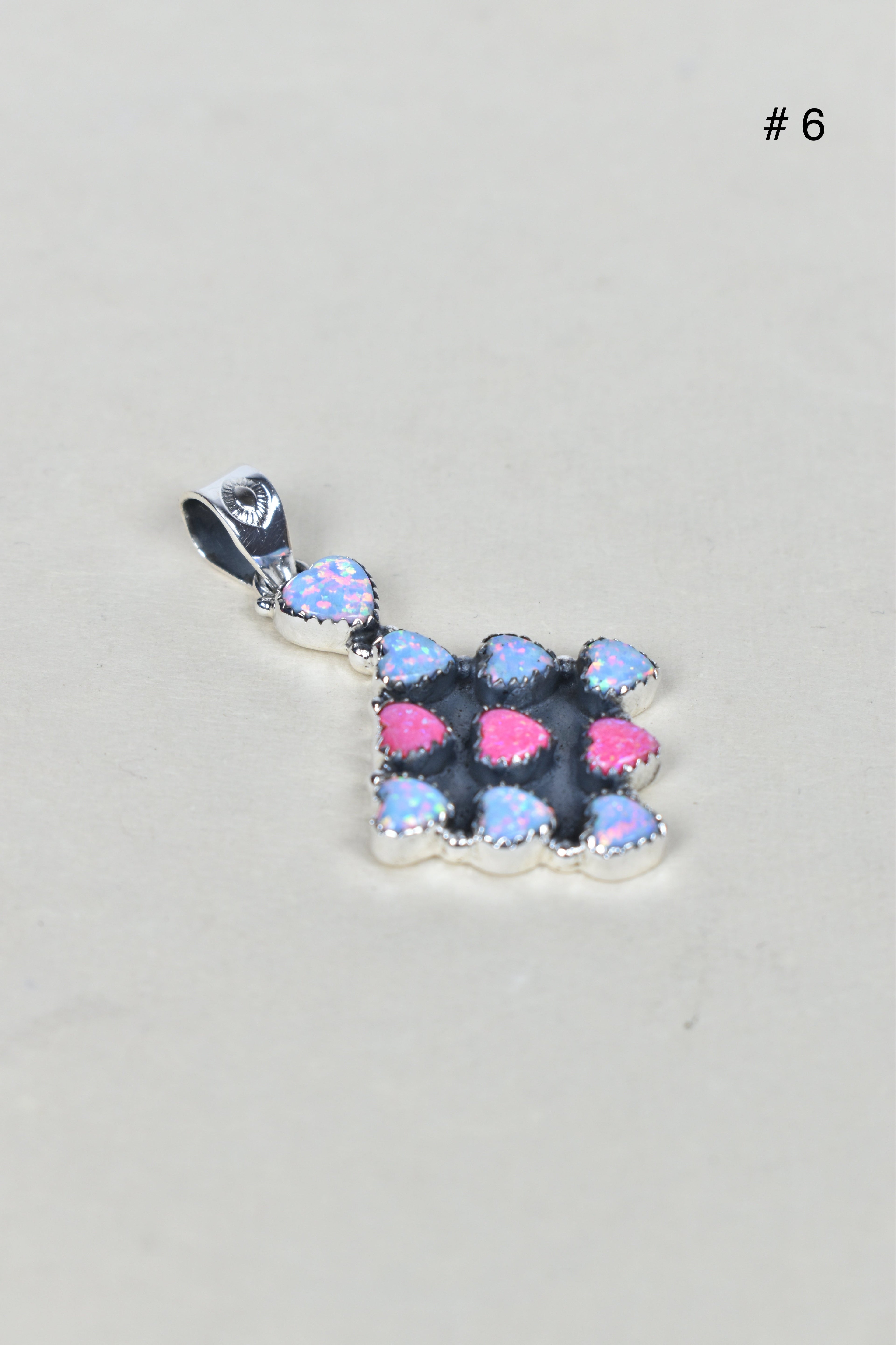 Tenfold Hearts Stone Pendant-Pendant Necklaces-Krush Kandy, Women's Online Fashion Boutique Located in Phoenix, Arizona (Scottsdale Area)