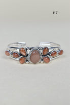 ONE OF A KIND STERLING SILVER STONE CUFFS | PREORDER NOW OPEN-Cuffs-Krush Kandy, Women's Online Fashion Boutique Located in Phoenix, Arizona (Scottsdale Area)