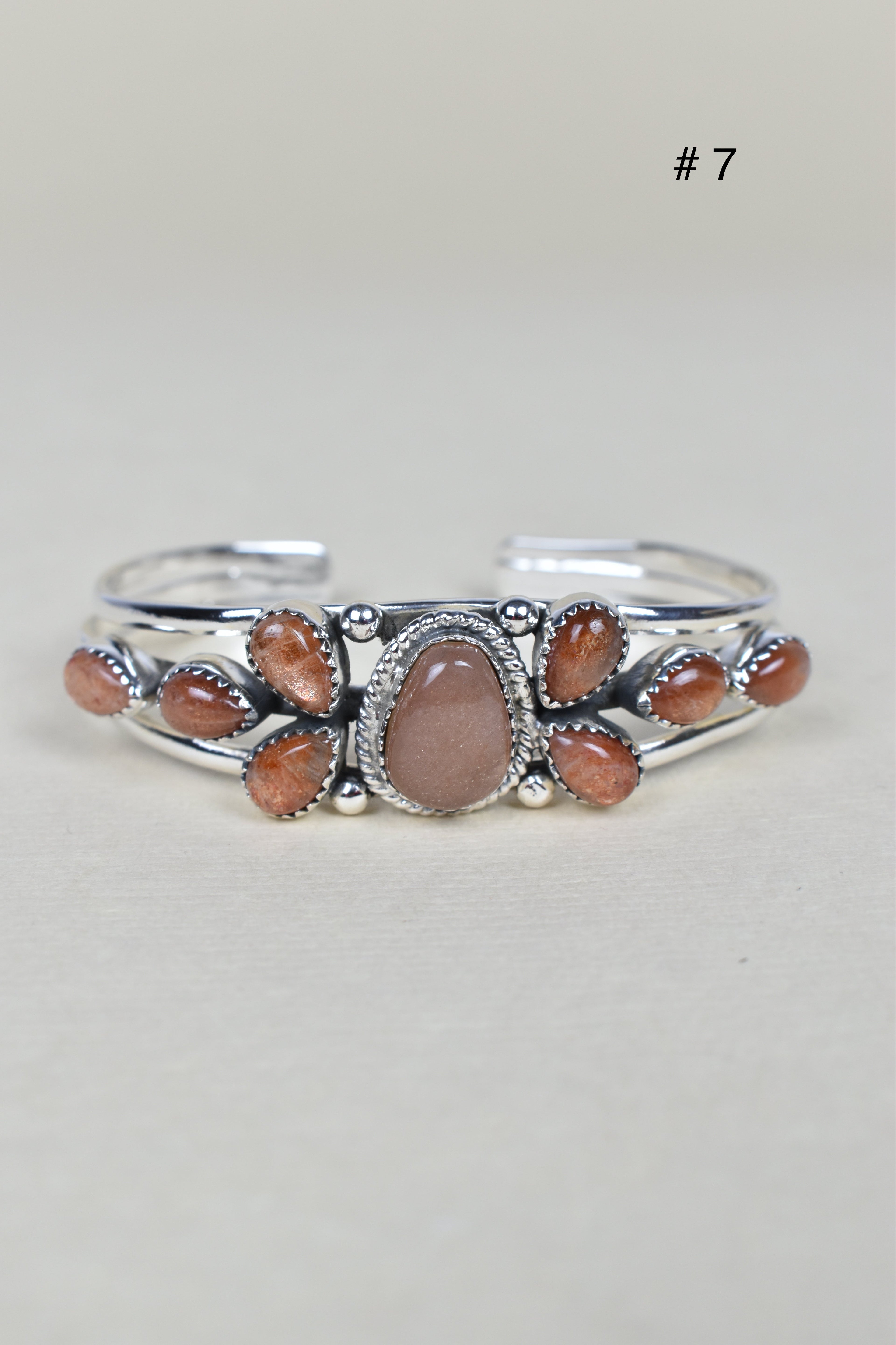 ONE OF A KIND STERLING SILVER STONE CUFFS | PREORDER NOW OPEN-Cuffs-Krush Kandy, Women's Online Fashion Boutique Located in Phoenix, Arizona (Scottsdale Area)