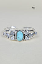 ONE OF A KIND STERLING SILVER STONE CUFFS | PREORDER NOW OPEN-Cuffs-Krush Kandy, Women's Online Fashion Boutique Located in Phoenix, Arizona (Scottsdale Area)