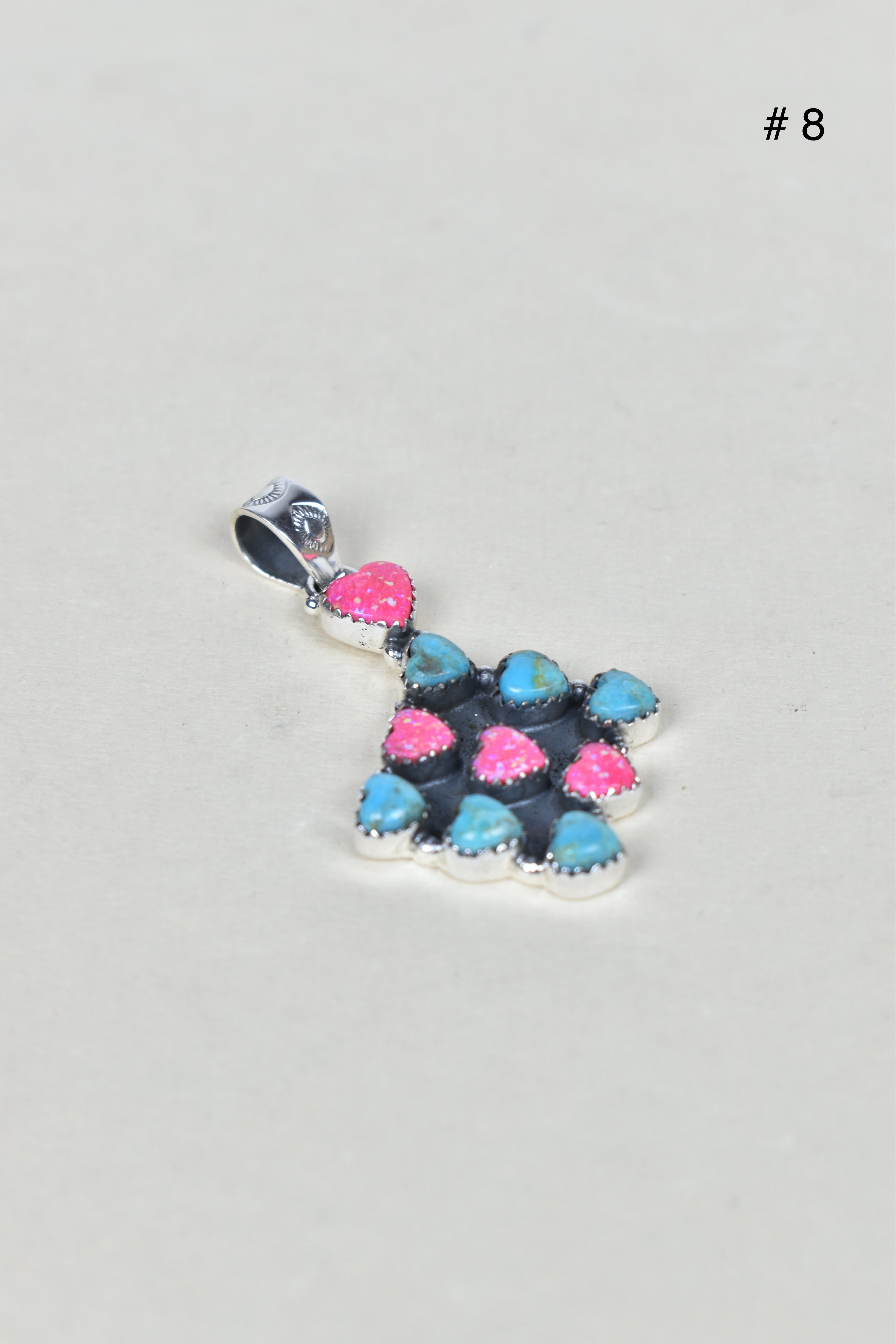 Tenfold Hearts Stone Pendant-Pendant Necklaces-Krush Kandy, Women's Online Fashion Boutique Located in Phoenix, Arizona (Scottsdale Area)