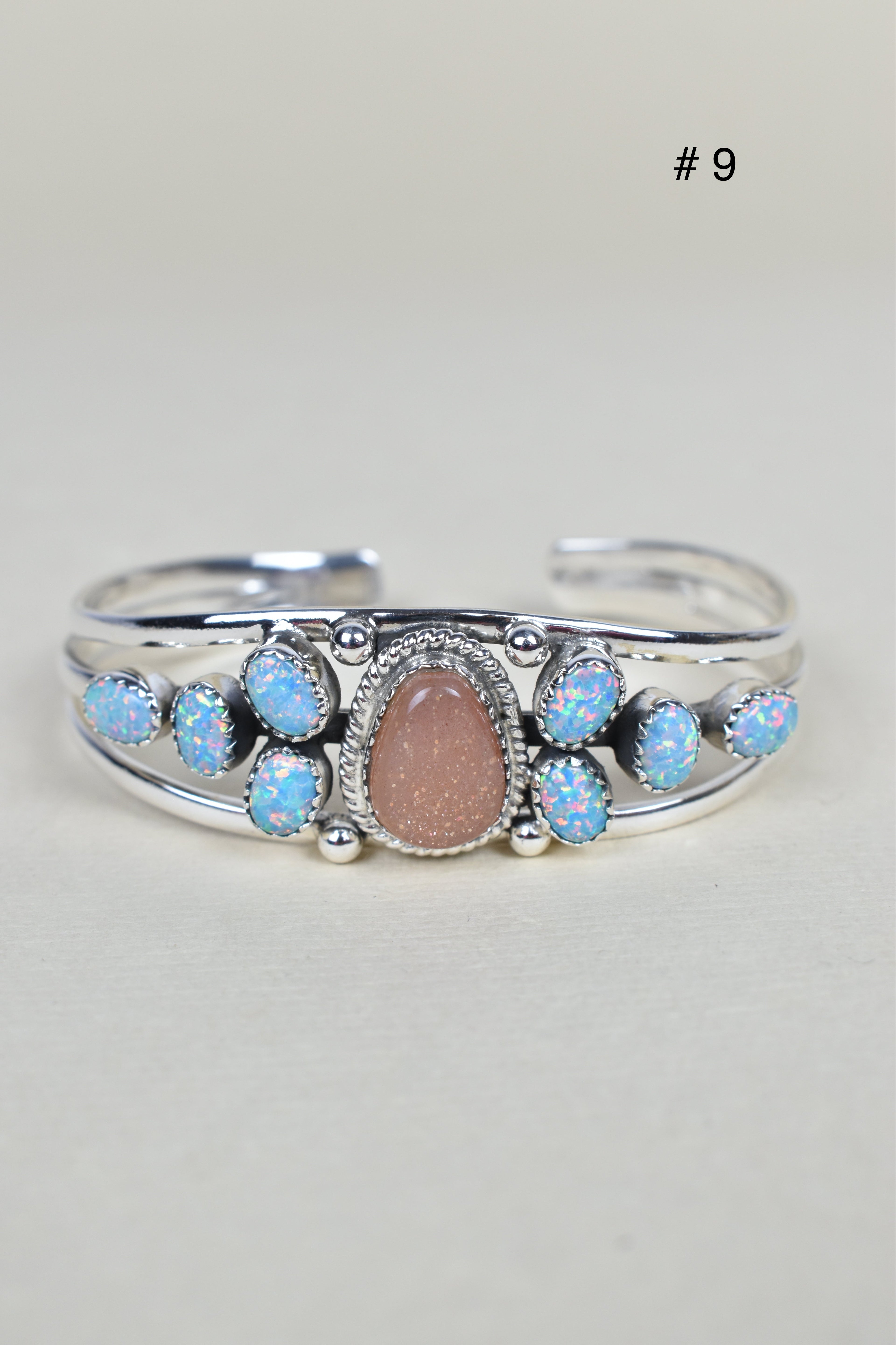 ONE OF A KIND STERLING SILVER STONE CUFFS | PREORDER NOW OPEN-Cuffs-Krush Kandy, Women's Online Fashion Boutique Located in Phoenix, Arizona (Scottsdale Area)
