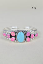 ONE OF A KIND STERLING SILVER STONE CUFFS | PREORDER NOW OPEN-Cuffs-Krush Kandy, Women's Online Fashion Boutique Located in Phoenix, Arizona (Scottsdale Area)