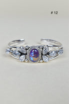 ONE OF A KIND STERLING SILVER STONE CUFFS | PREORDER NOW OPEN-Cuffs-Krush Kandy, Women's Online Fashion Boutique Located in Phoenix, Arizona (Scottsdale Area)