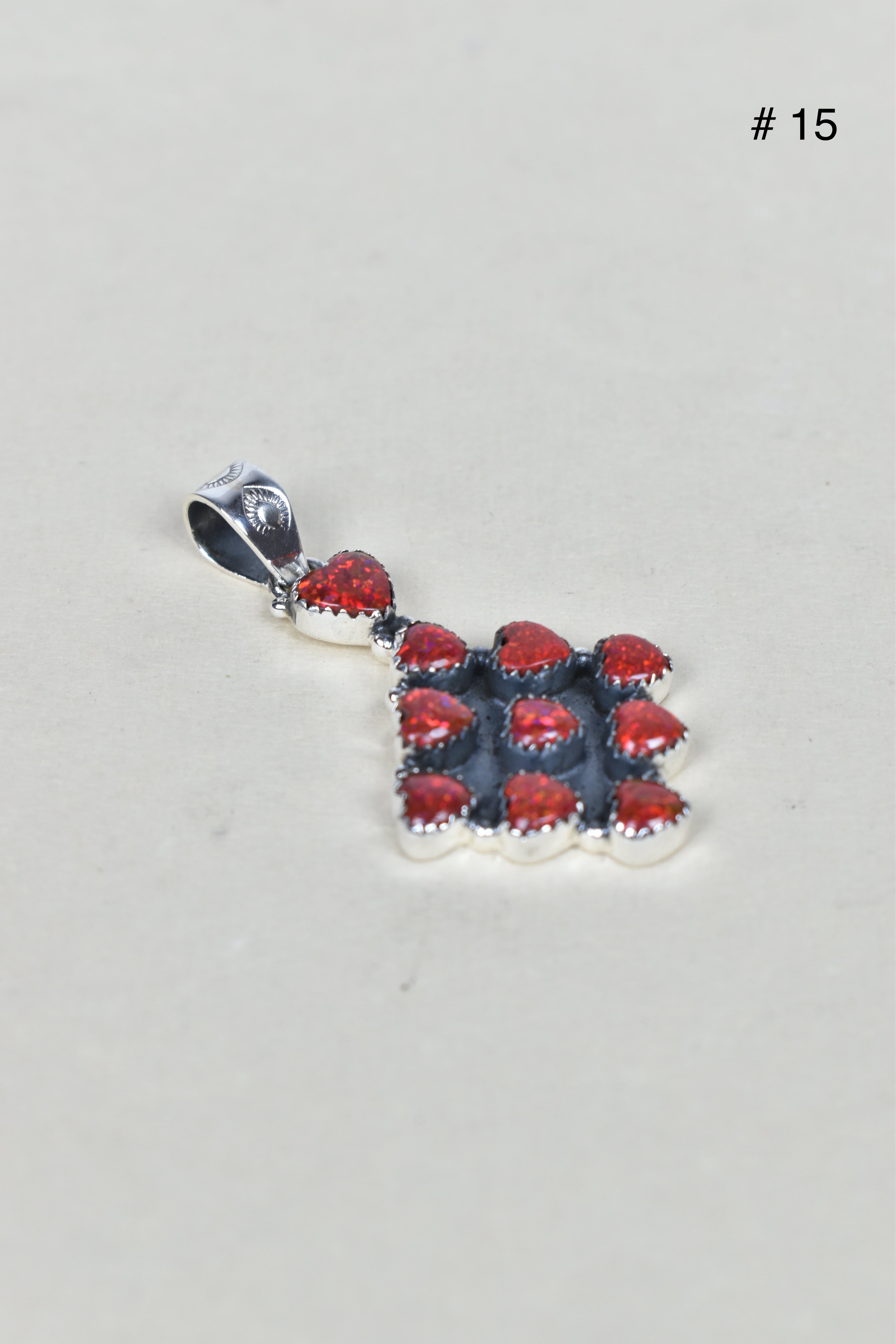 Tenfold Hearts Stone Pendant-Pendant Necklaces-Krush Kandy, Women's Online Fashion Boutique Located in Phoenix, Arizona (Scottsdale Area)