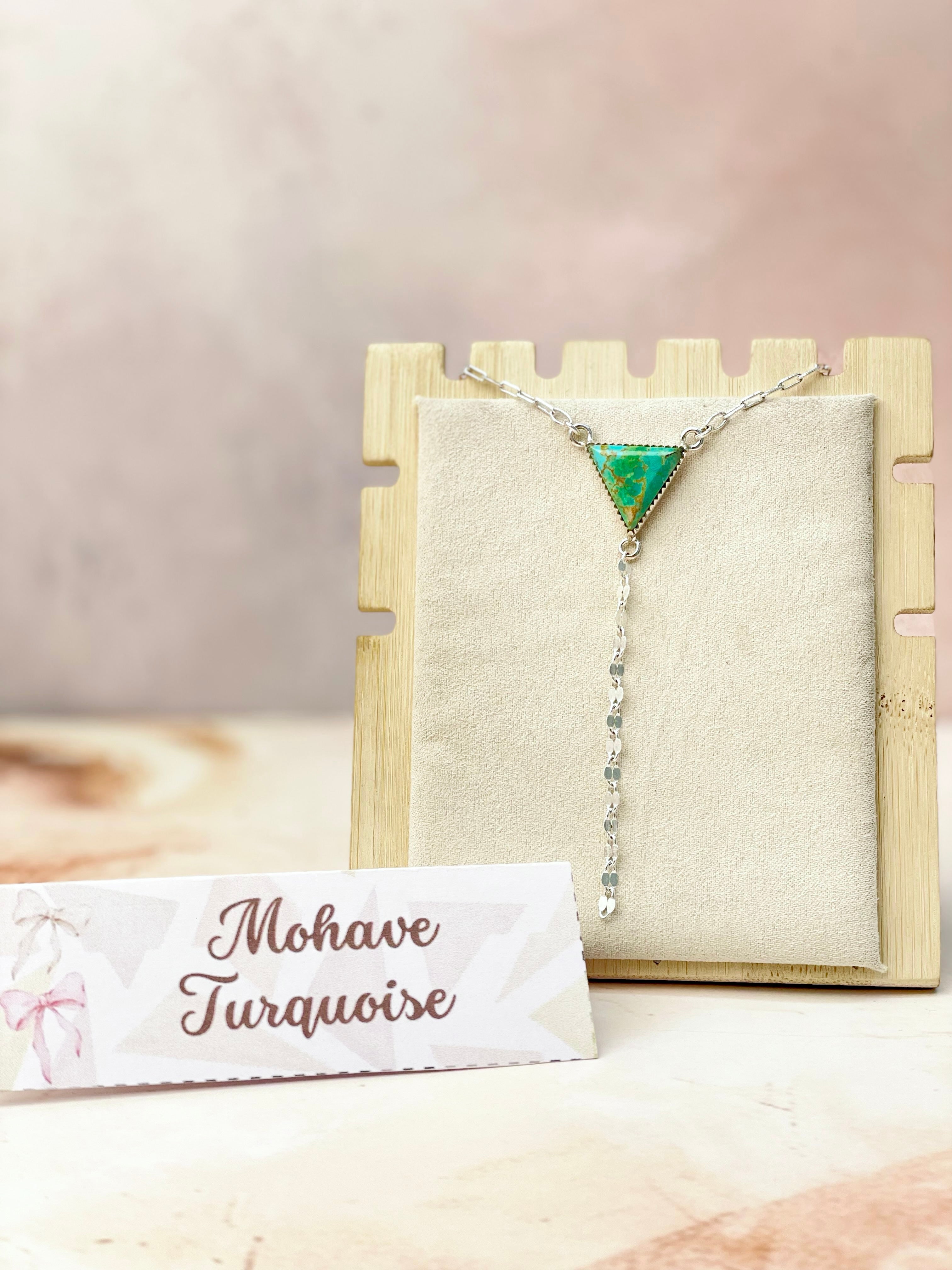 Dainty Chain and Triangle Necklace-Necklaces-Krush Kandy, Women's Online Fashion Boutique Located in Phoenix, Arizona (Scottsdale Area)