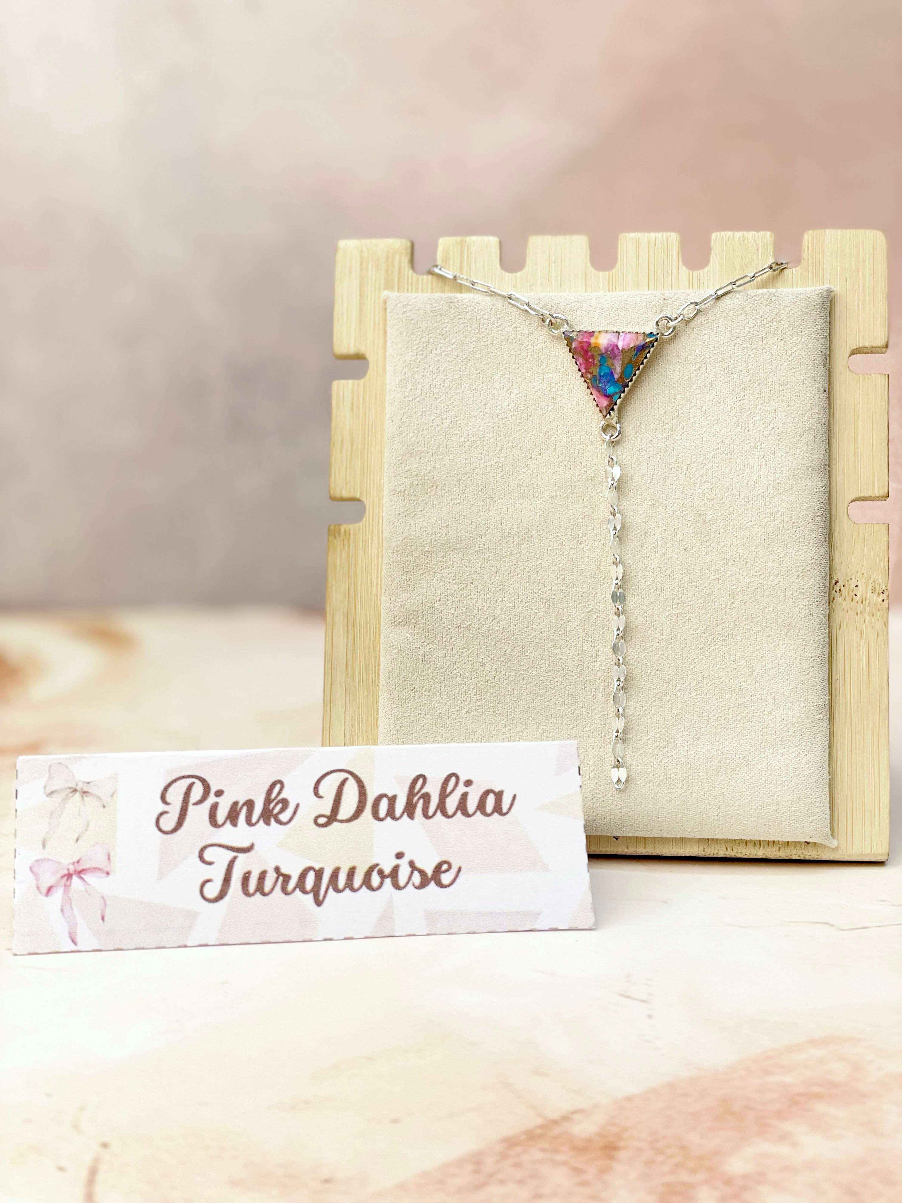 Dainty Chain and Triangle Necklace-Necklaces-Krush Kandy, Women's Online Fashion Boutique Located in Phoenix, Arizona (Scottsdale Area)