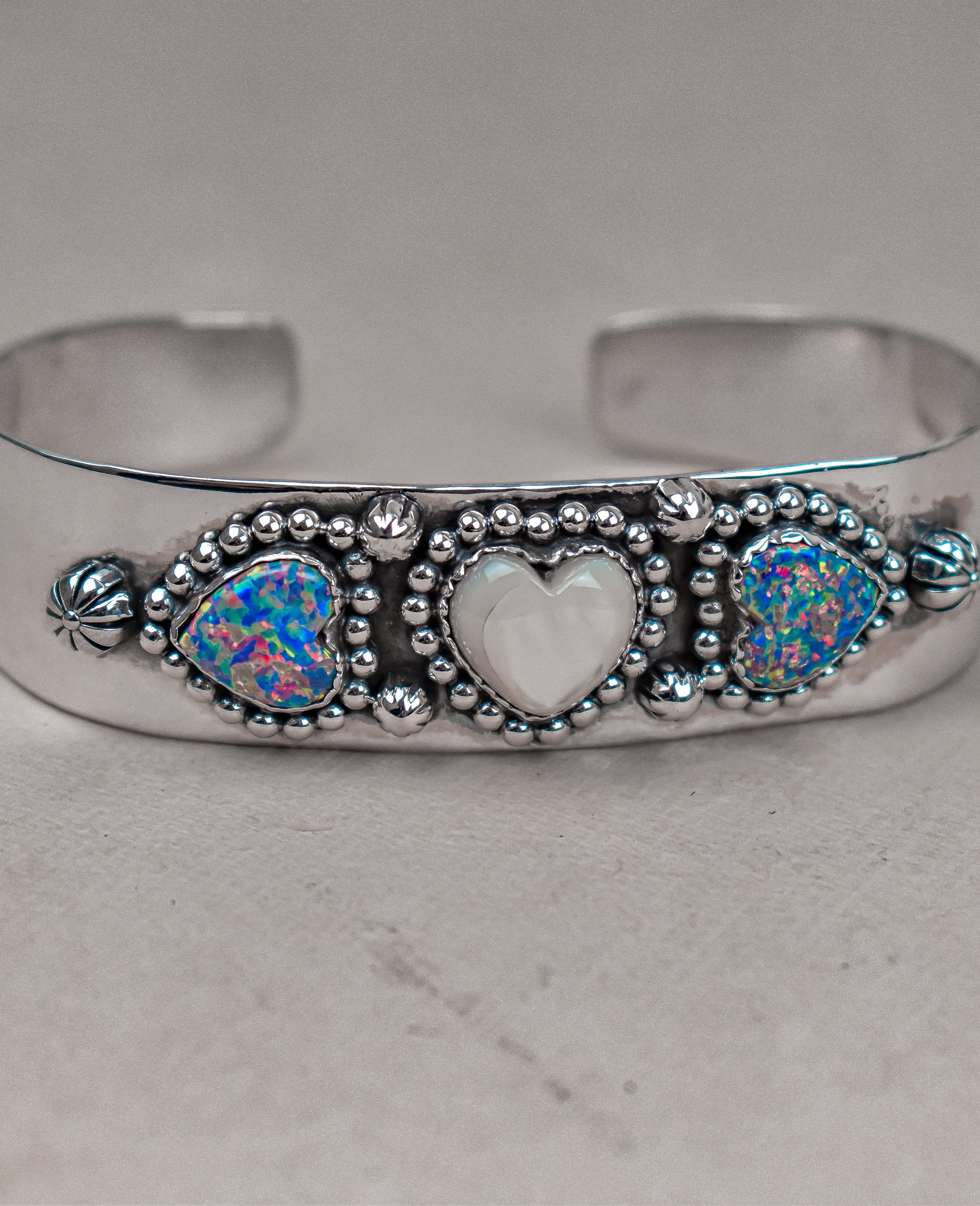 Heartfelt Trio Cuff Bracelet-Cuffs-Krush Kandy, Women's Online Fashion Boutique Located in Phoenix, Arizona (Scottsdale Area)