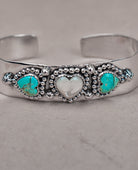 Heartfelt Trio Cuff Bracelet-Cuffs-Krush Kandy, Women's Online Fashion Boutique Located in Phoenix, Arizona (Scottsdale Area)