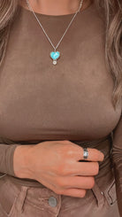 Little Daisy Single Stone Necklace-Pendant Necklaces-Krush Kandy, Women's Online Fashion Boutique Located in Phoenix, Arizona (Scottsdale Area)