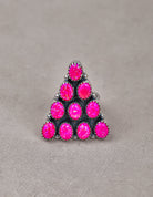 Pyramid Prism Gemstone Ring-Cluster Rings-Krush Kandy, Women's Online Fashion Boutique Located in Phoenix, Arizona (Scottsdale Area)