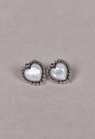 Heart Stone Earrings-Stud Earrings-Krush Kandy, Women's Online Fashion Boutique Located in Phoenix, Arizona (Scottsdale Area)