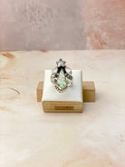 Kite Shaped Opal CZ Rings-Rings-Krush Kandy, Women's Online Fashion Boutique Located in Phoenix, Arizona (Scottsdale Area)