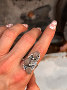 The Henley Triple Stone Flower Ring-Cluster Rings-Krush Kandy, Women's Online Fashion Boutique Located in Phoenix, Arizona (Scottsdale Area)