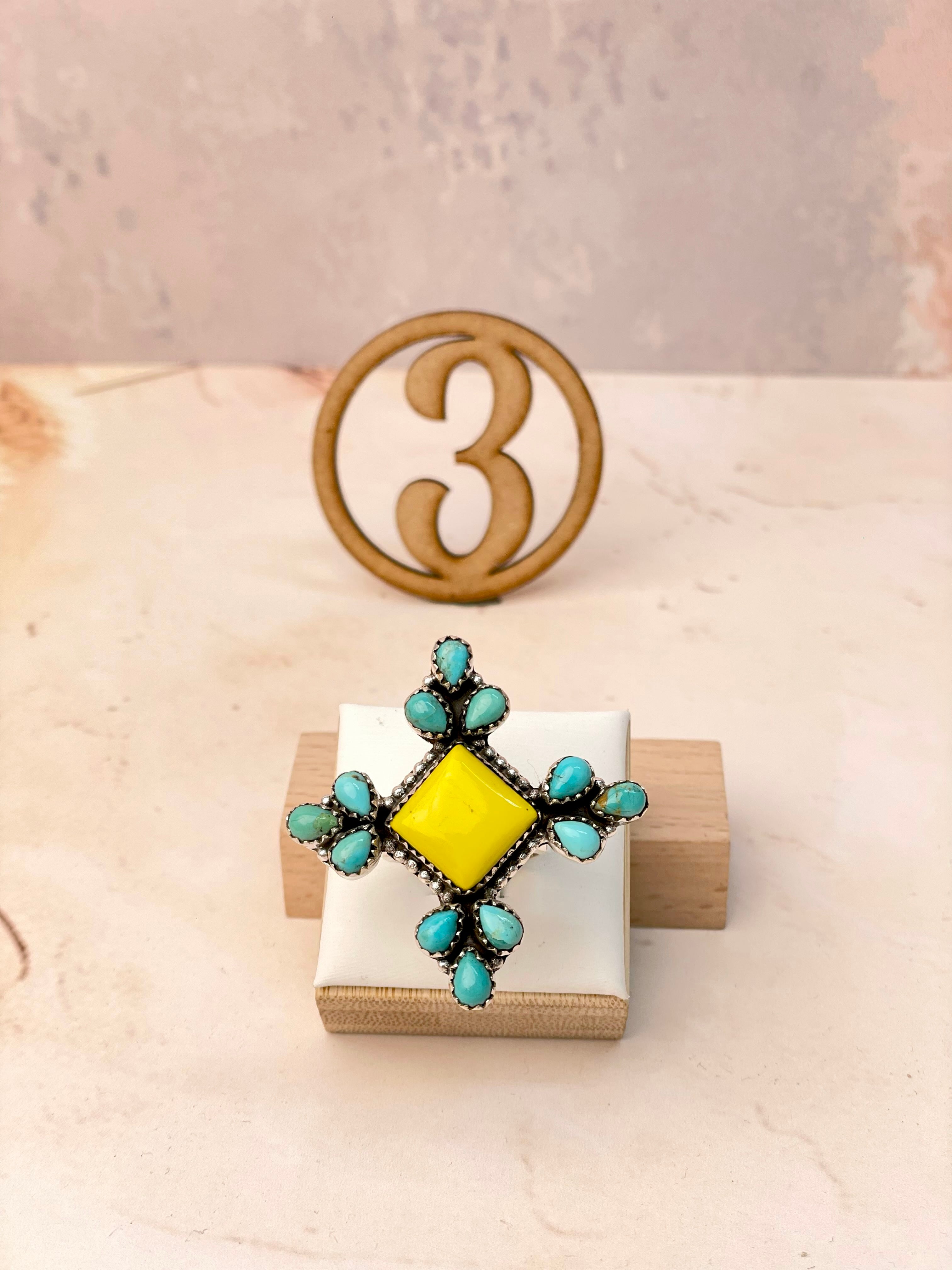 Blooming Bliss Multi Rosarita Ring-Rings-Krush Kandy, Women's Online Fashion Boutique Located in Phoenix, Arizona (Scottsdale Area)