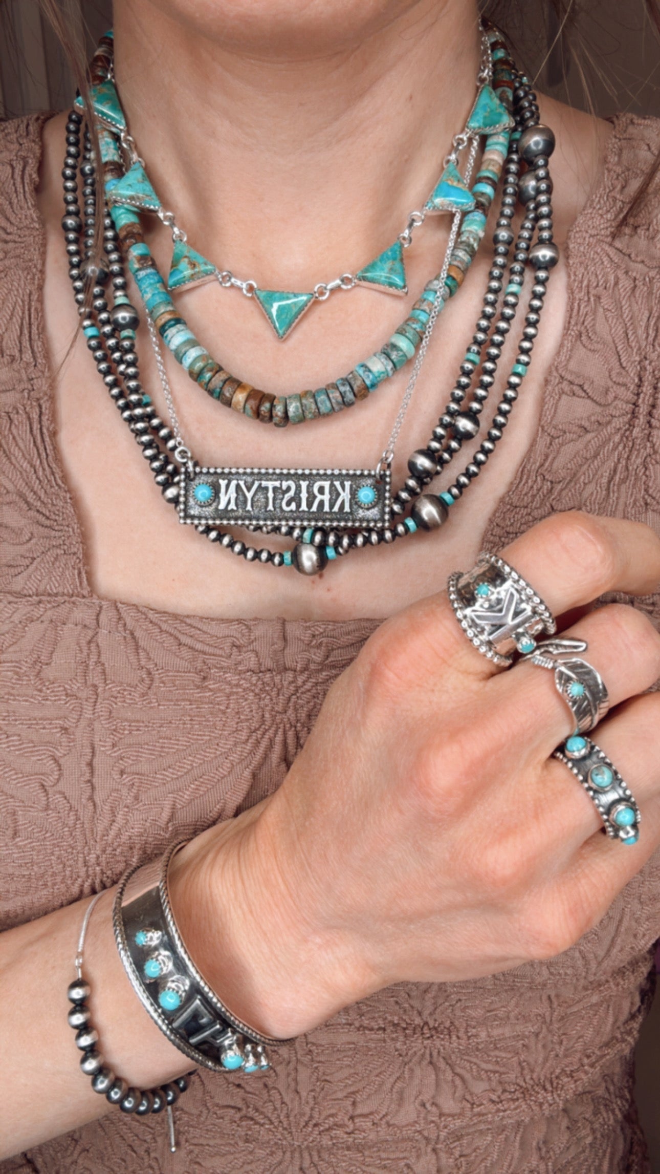 Silver Script Sterling Name Necklace MADE TO ORDER-Necklaces-Krush Kandy, Women's Online Fashion Boutique Located in Phoenix, Arizona (Scottsdale Area)