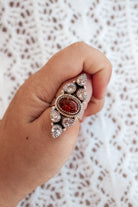 Ambers Crystal Cluster Stone Ring | Krush Exclusive-Cluster Rings-Krush Kandy, Women's Online Fashion Boutique Located in Phoenix, Arizona (Scottsdale Area)