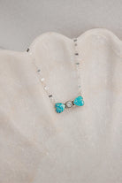 Bohemian Bow Bliss Sterling Silver Stone Necklace-Chain Necklaces-Krush Kandy, Women's Online Fashion Boutique Located in Phoenix, Arizona (Scottsdale Area)