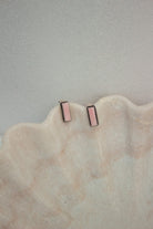 Bold Bar Stone Studs | By KKB-Stud Earrings-Krush Kandy, Women's Online Fashion Boutique Located in Phoenix, Arizona (Scottsdale Area)