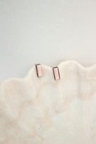 Bold Bar Stone Studs | By KKB-Stud Earrings-Krush Kandy, Women's Online Fashion Boutique Located in Phoenix, Arizona (Scottsdale Area)