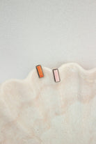 Bold Bar Stone Studs | By KKB-Stud Earrings-Krush Kandy, Women's Online Fashion Boutique Located in Phoenix, Arizona (Scottsdale Area)