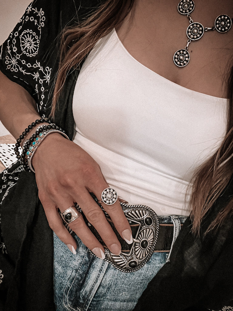 Margot's Muse Sterling Silver Set-Chain Necklaces-Krush Kandy, Women's Online Fashion Boutique Located in Phoenix, Arizona (Scottsdale Area)