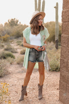 Boho Varascite Sterling Silver Cluster Ring-Cluster Rings-Krush Kandy, Women's Online Fashion Boutique Located in Phoenix, Arizona (Scottsdale Area)