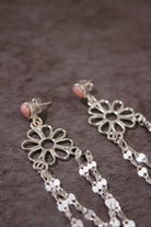 Stone Delight Chain Earrings-Stud Earrings-Krush Kandy, Women's Online Fashion Boutique Located in Phoenix, Arizona (Scottsdale Area)