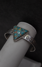 Stone Cut Sterling Stamped Cuff-Chain Bracelets-Krush Kandy, Women's Online Fashion Boutique Located in Phoenix, Arizona (Scottsdale Area)