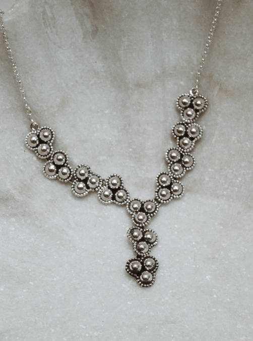 Constance Sterling Set-Beaded Necklaces-Krush Kandy, Women's Online Fashion Boutique Located in Phoenix, Arizona (Scottsdale Area)