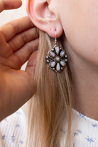 Western Belles Stone Cluster Earrings-Stud Earrings-Krush Kandy, Women's Online Fashion Boutique Located in Phoenix, Arizona (Scottsdale Area)