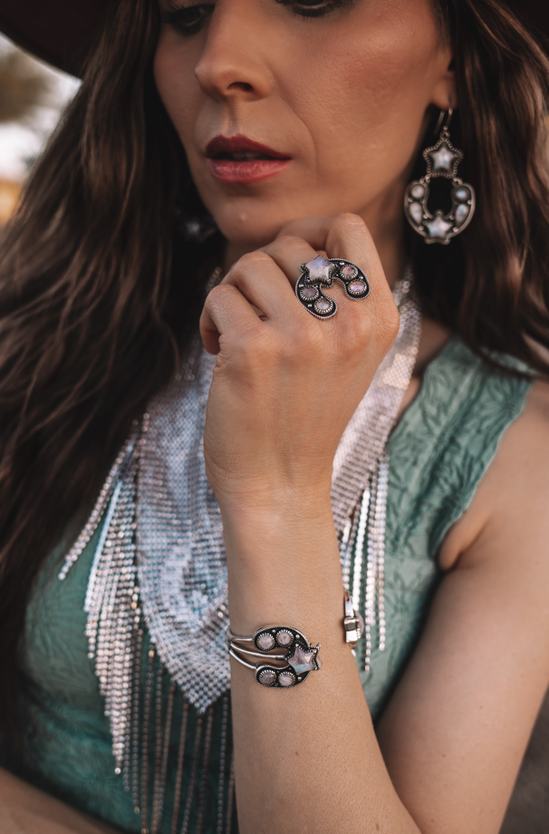 Horseshoe Haven Cuff-Chain Bracelets-Krush Kandy, Women's Online Fashion Boutique Located in Phoenix, Arizona (Scottsdale Area)