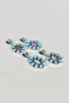 Turquoise Halo Delight Pendant-Pendant Necklaces-Krush Kandy, Women's Online Fashion Boutique Located in Phoenix, Arizona (Scottsdale Area)