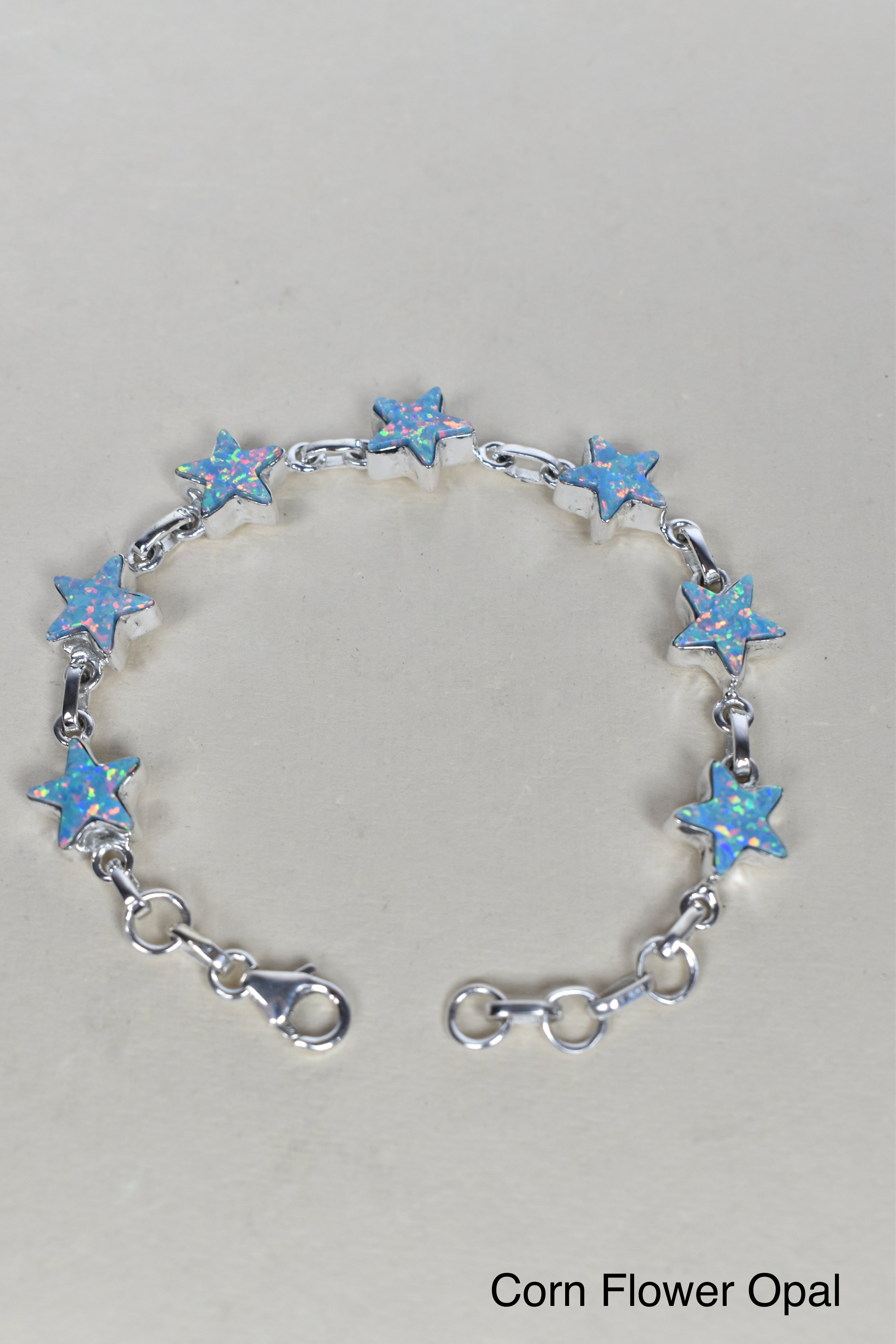7 Star General Sterling Silver Bracelet-Gemstone Bracelets-Krush Kandy, Women's Online Fashion Boutique Located in Phoenix, Arizona (Scottsdale Area)