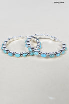 Tiffany Sterling Silver Hoop Earrings | PREORDER NOW OPEN-Hoop Earrings-Krush Kandy, Women's Online Fashion Boutique Located in Phoenix, Arizona (Scottsdale Area)